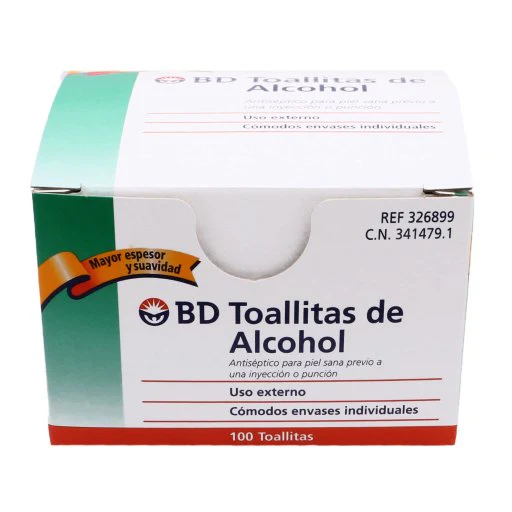 Alcohol Swabs Bd Caja Con 100 Toallitas - Image 3