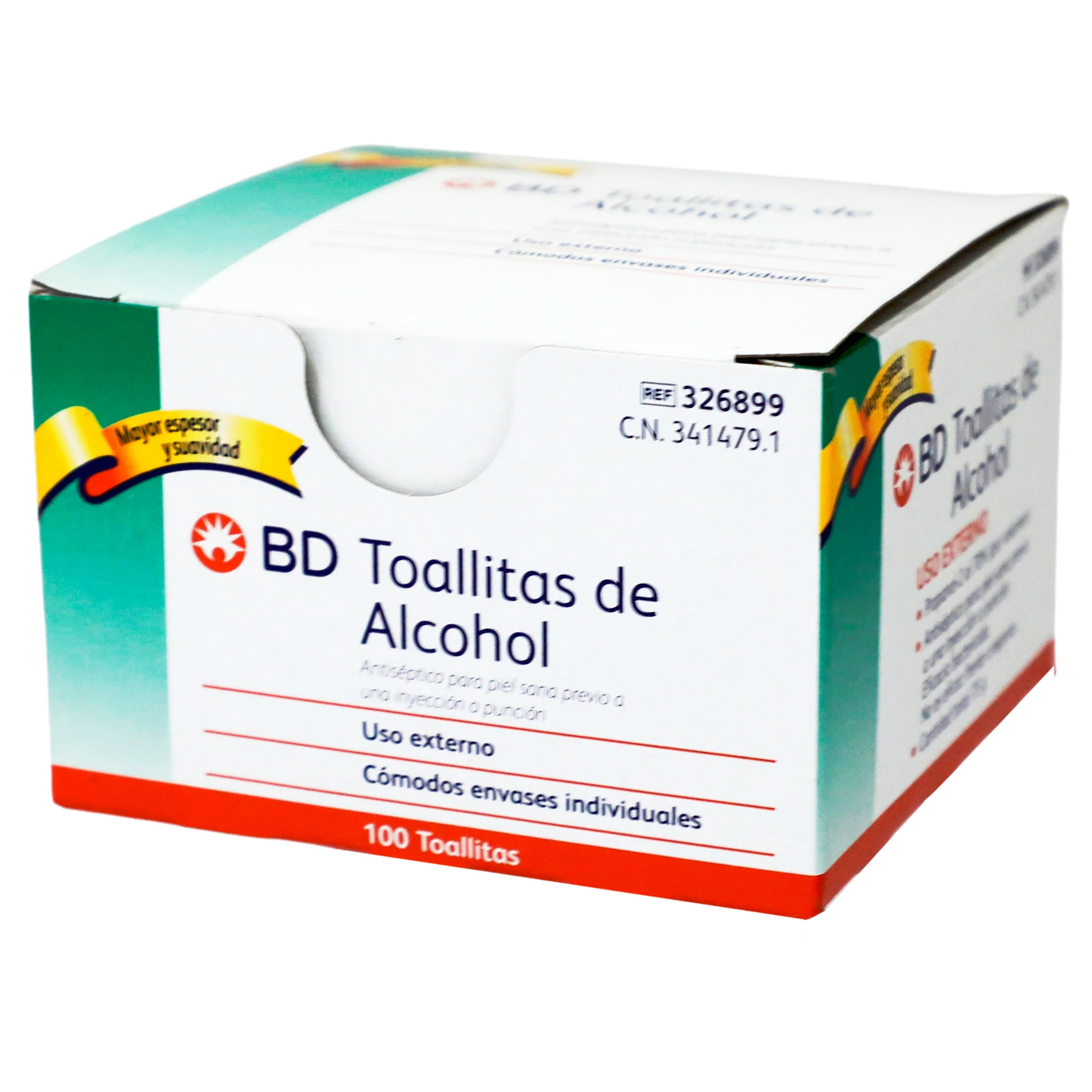 Alcohol Swabs Bd Caja Con 100 Toallitas - Image 4