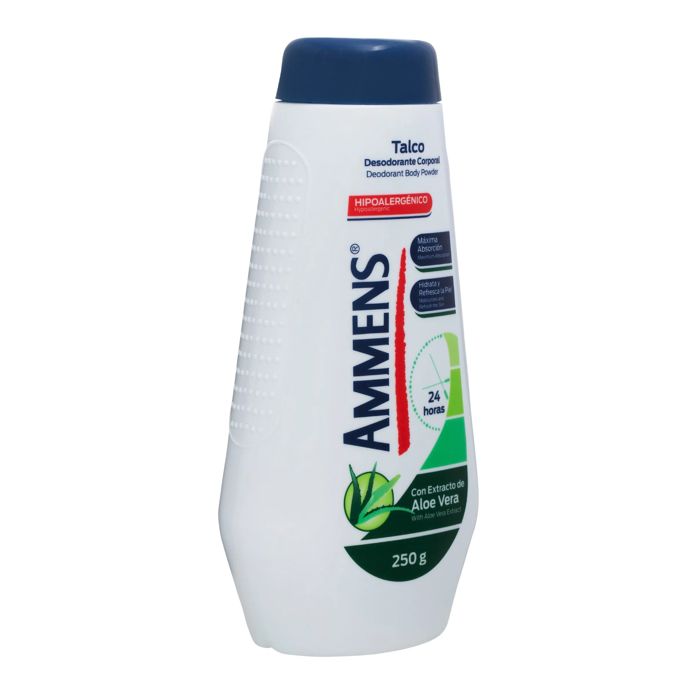 Talco Ammens Desodorante Corporal Con Aloe 250 G - Image 2