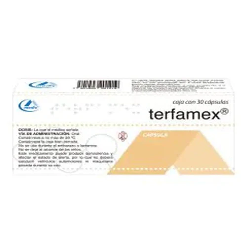 Terfamex 15 Mg Con 30 Capsulas