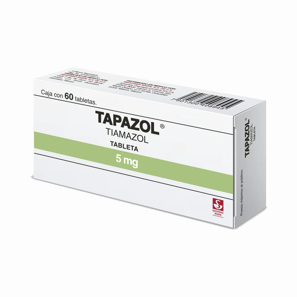 Tapazol 5 Mg - Caja Con 60 Tabletas (Tiamazol) - Image 2