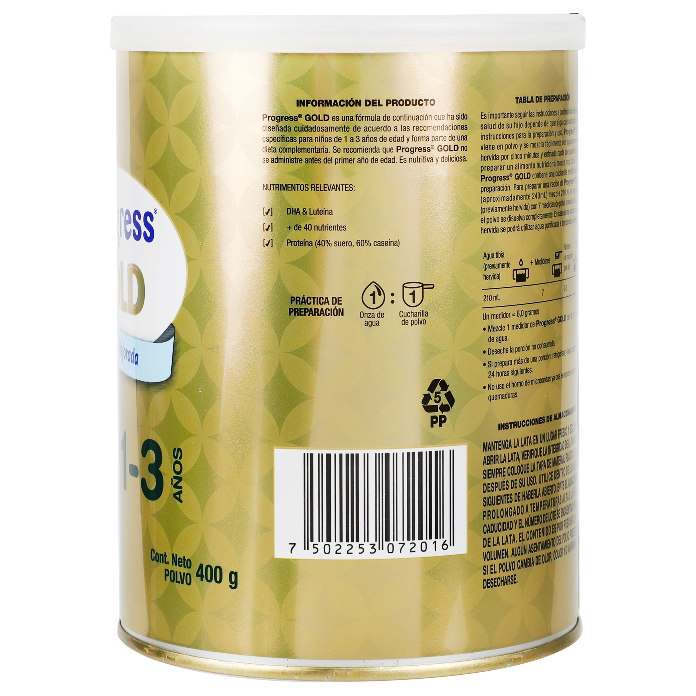 Progress Gold Etapa 3 Nf 400 Gramos - Image 4