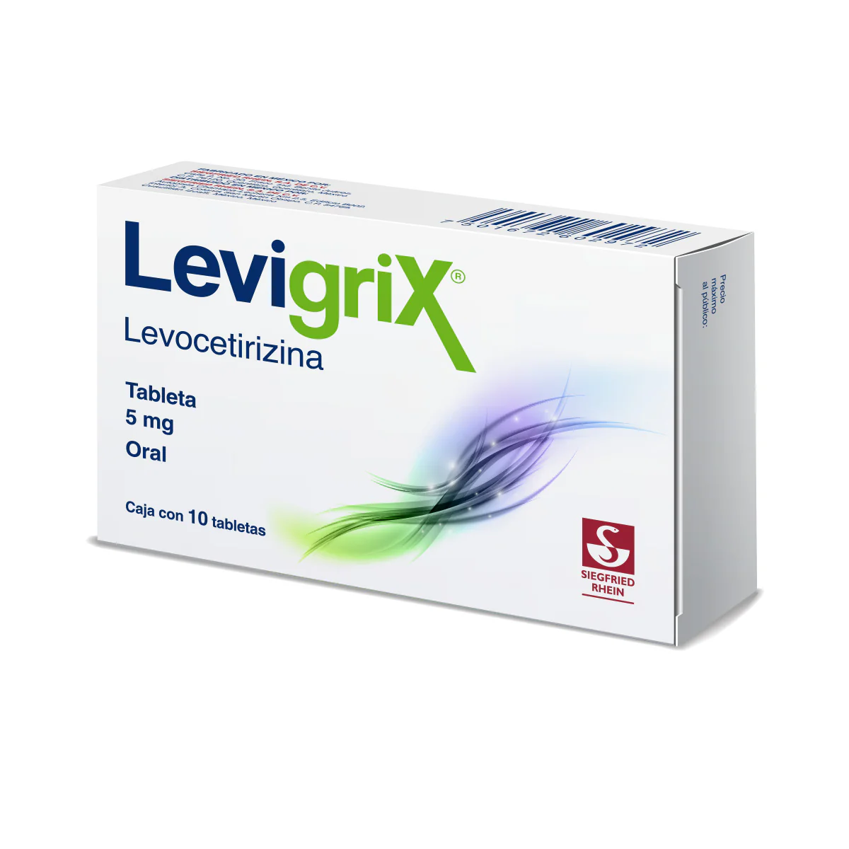 Levigrix 5 Mg - Caja Con 10 Tabletas (Levocetirizina) - Image 2