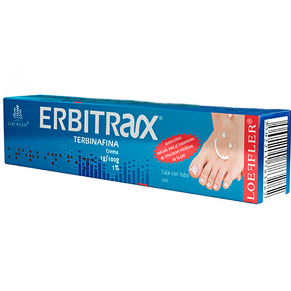 Erbitrax (Terbinafina) Crema 1% Tubo De 15 G