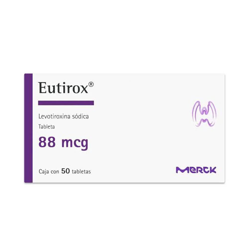 Eutirox 88 Microgramos Con 50 Tabletas