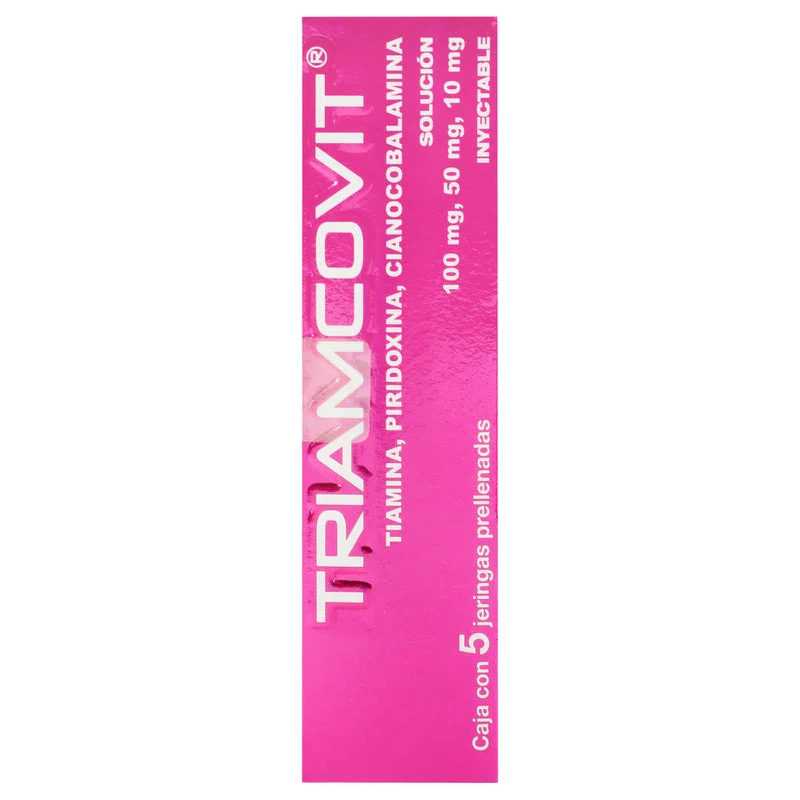 Triamcovit 100/50/10 Mg Con 5 Jeringas Prellenadas - Image 2