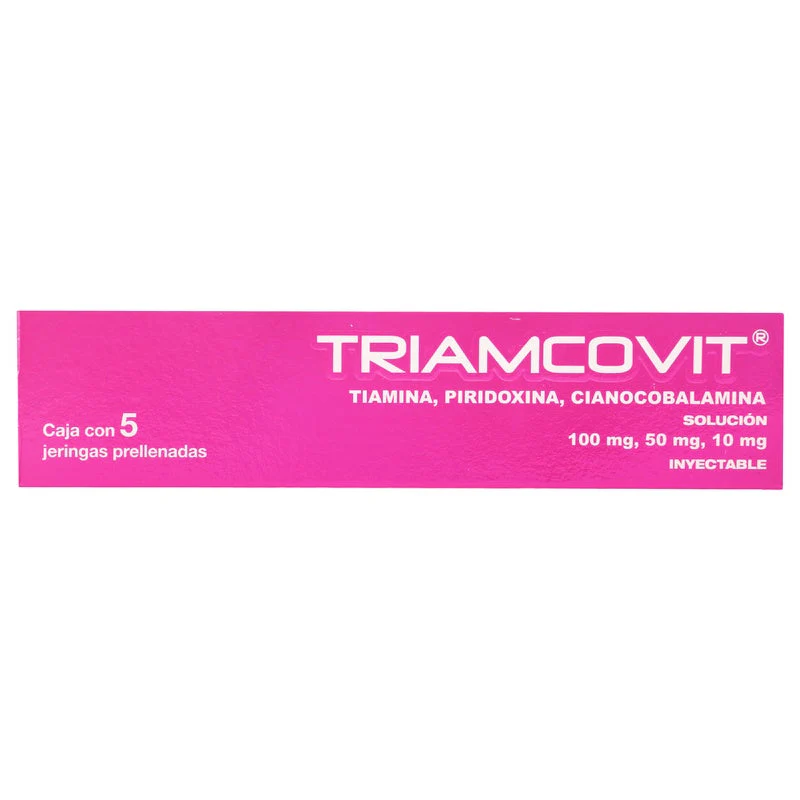 Triamcovit 100/50/10 Mg Con 5 Jeringas Prellenadas - Image 5