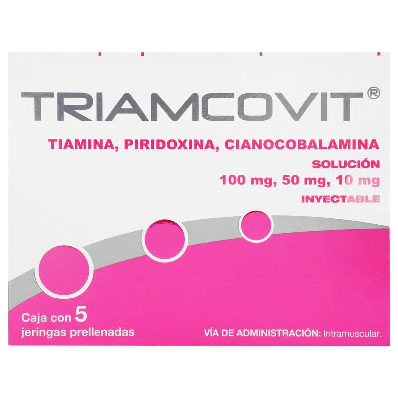 Triamcovit 100/50/10 Mg Con 5 Jeringas Prellenadas - Image 6