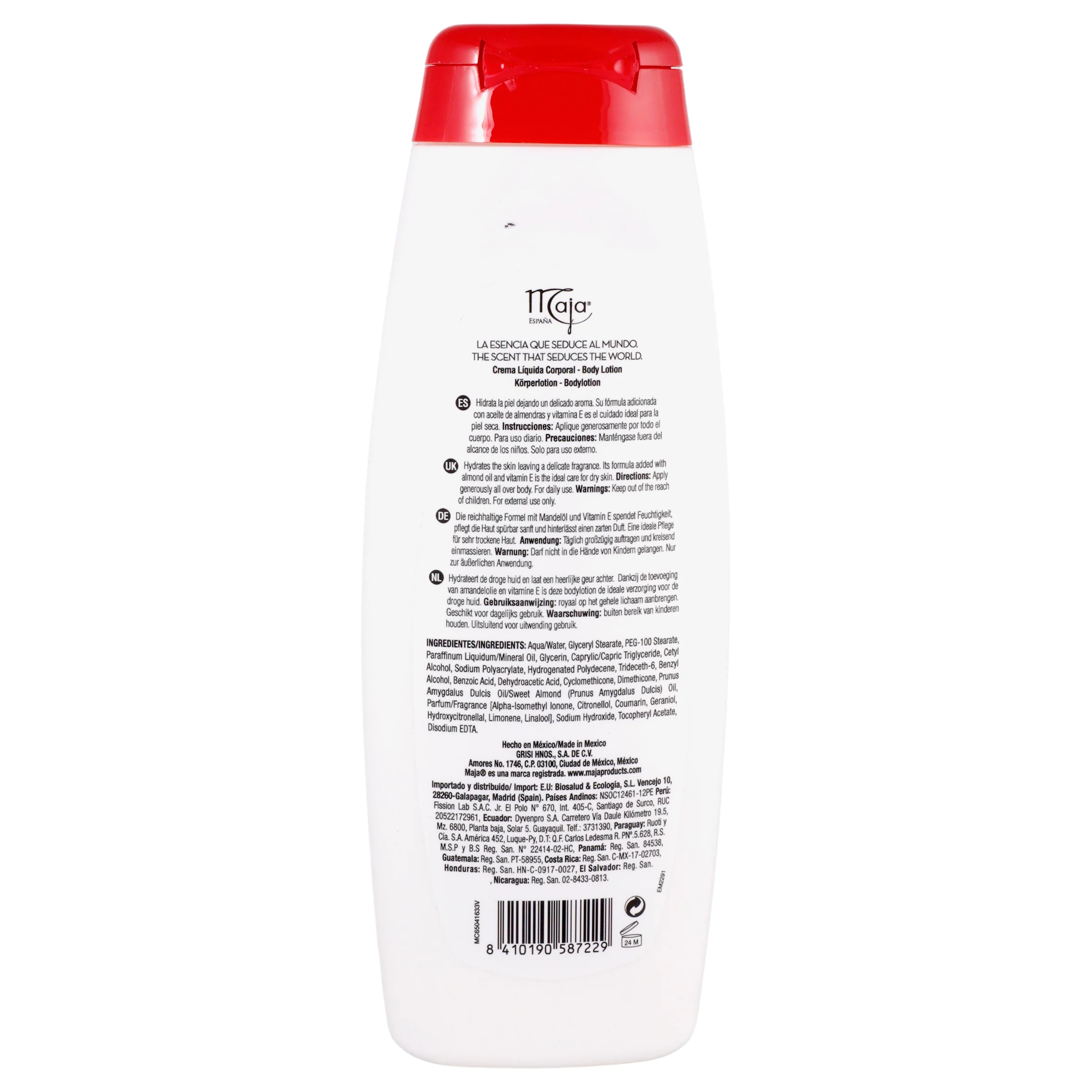 Crema Maja Liquida Hidratante Piel Extra Seca 400Ml - Image 7