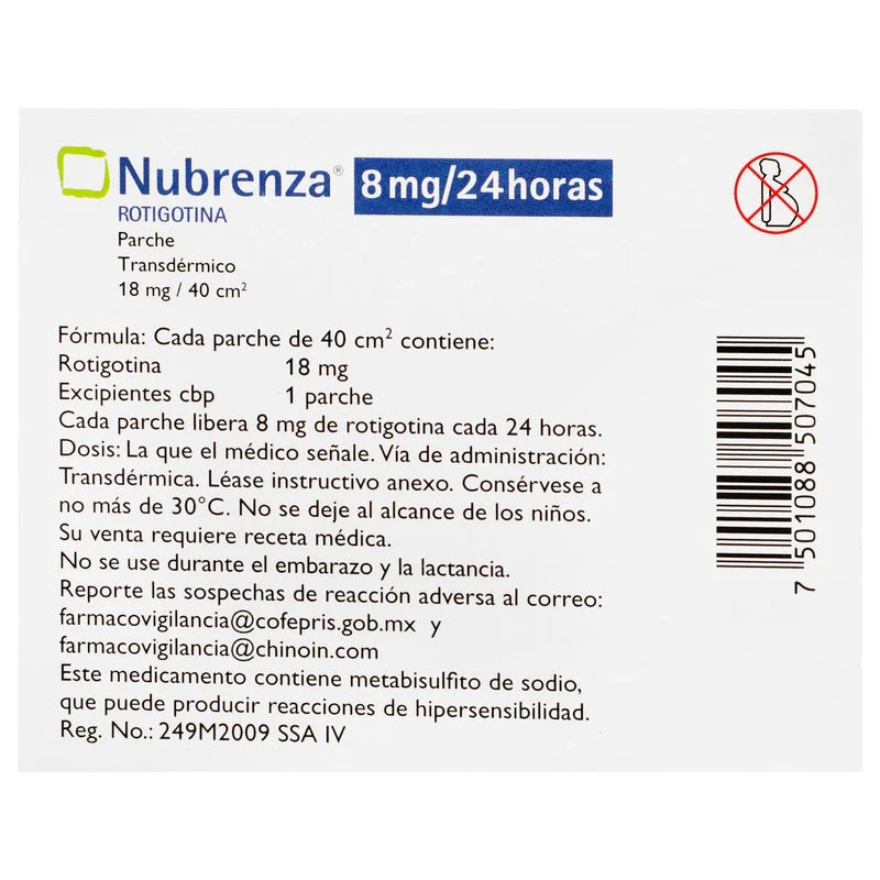 Nubrenza 8 Mg/24H Con 14 Parches - Image 4