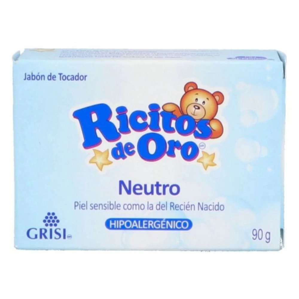 Jabon Ricitos De Oro Neutro 90 Gramos