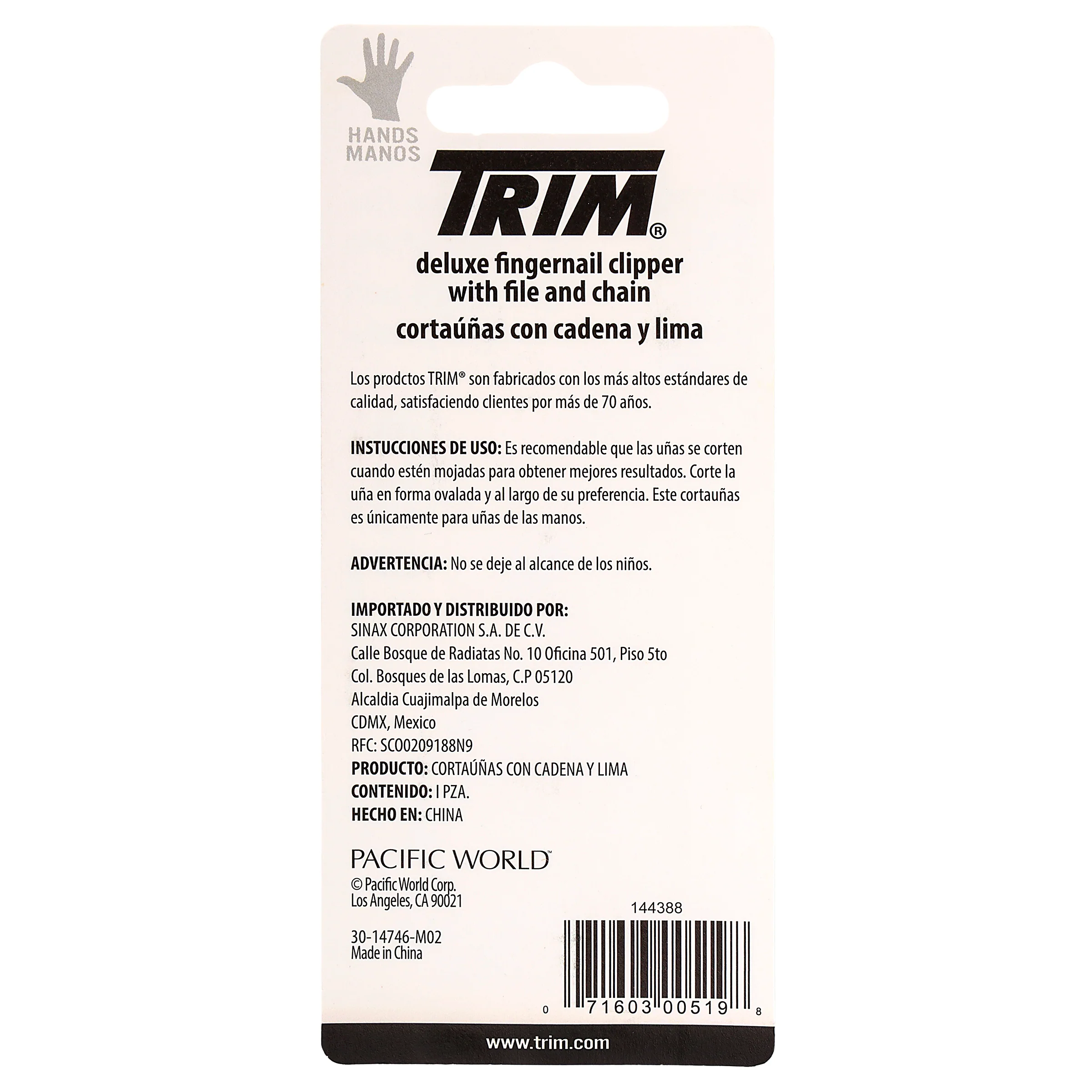 Corta Uñas Trim Con Lima Chico - Image 7