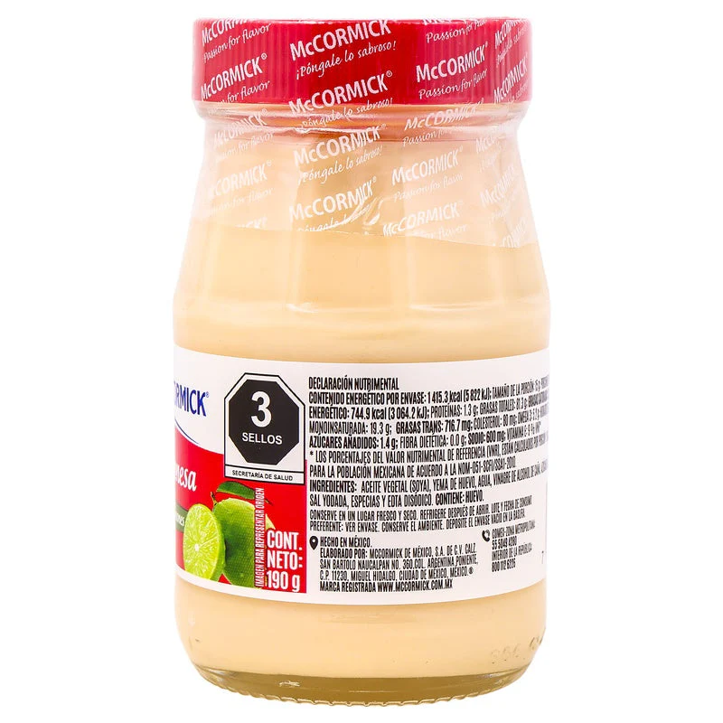 Mayonesa Mccormick 190 G - Image 7