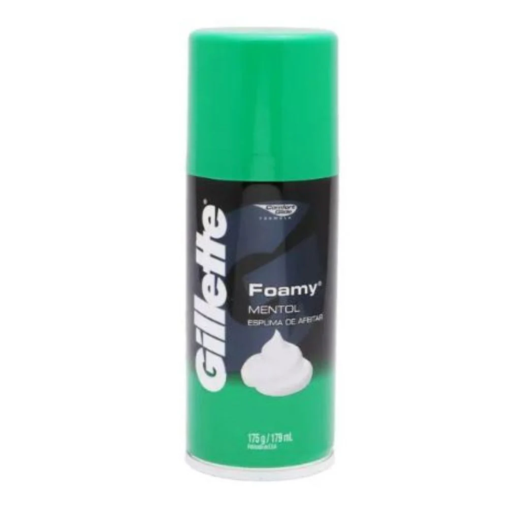 Crema Para Afeitar Gillette Foam Menthol 179 Ml