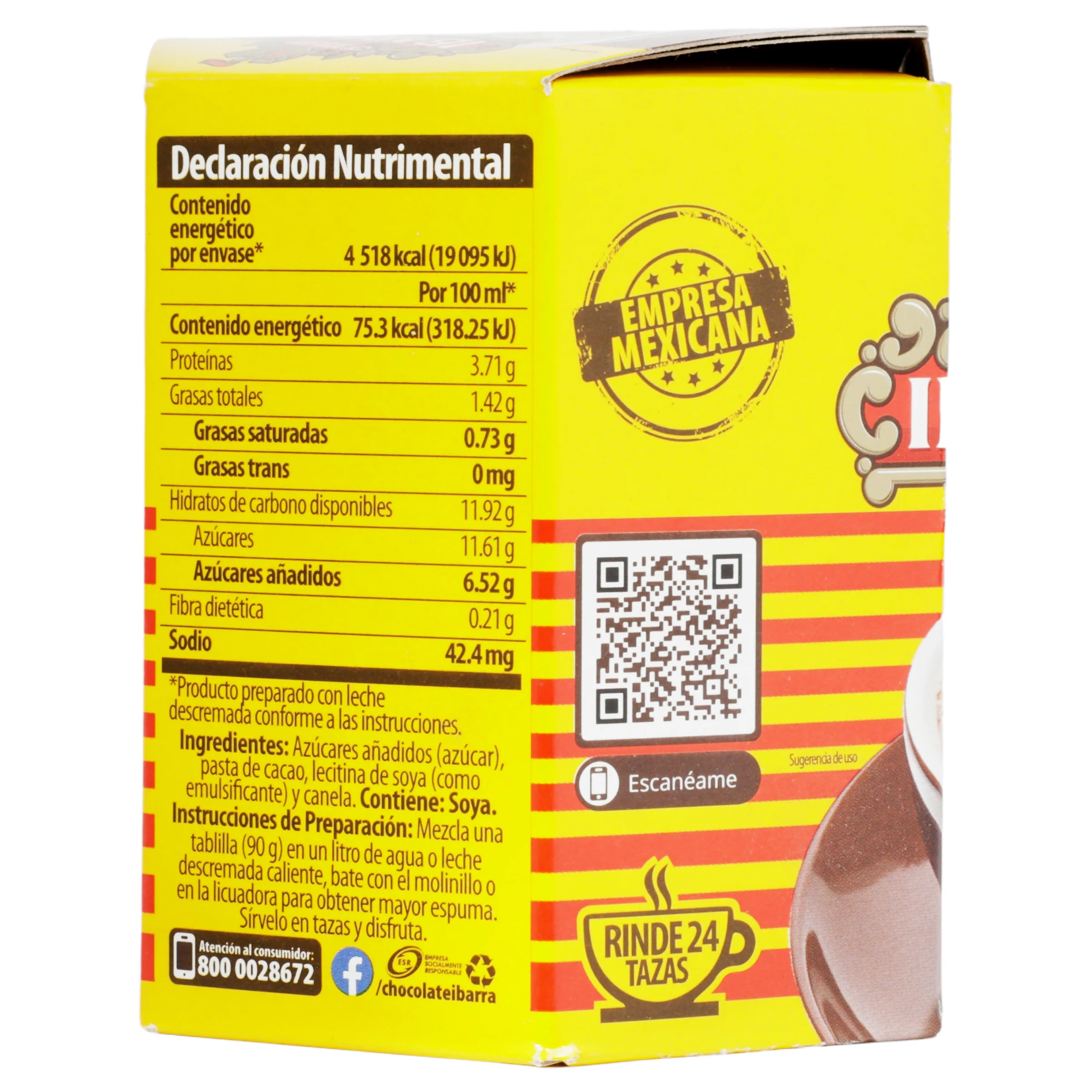 Chocolate Ibarra 540 G C/ 6 Tablillas - Image 8