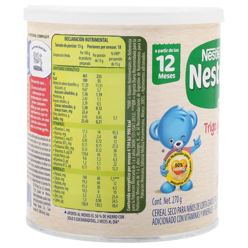 Cereal Infantil Nestum Trigo-Miel 270 G - Image 10