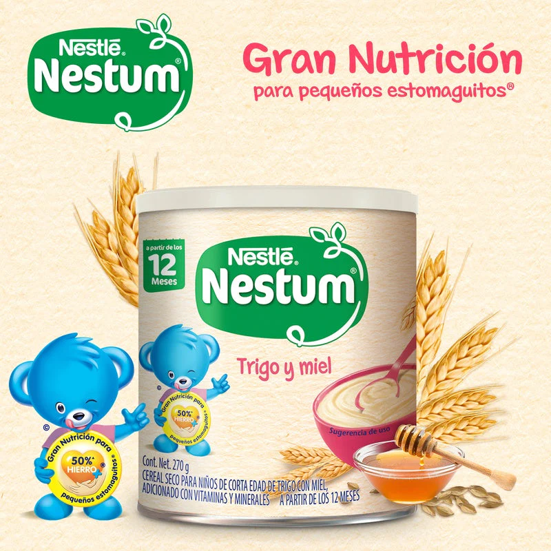 Cereal Infantil Nestum Trigo-Miel 270 G - Image 3