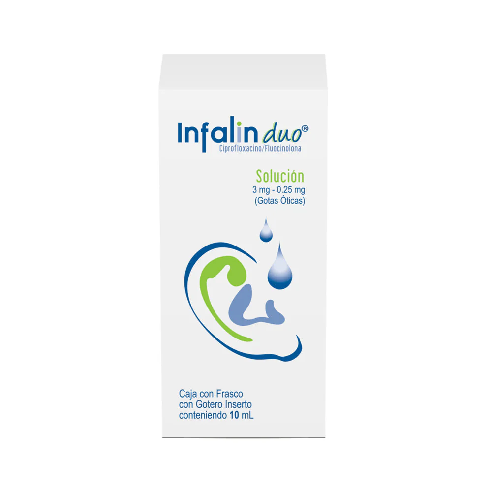 Infalin Duo 3/0.25 Mg Gotas Otica 10 Ml