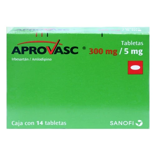Aprovasc 300 Mg/5 Mg Con 14 Tabletas