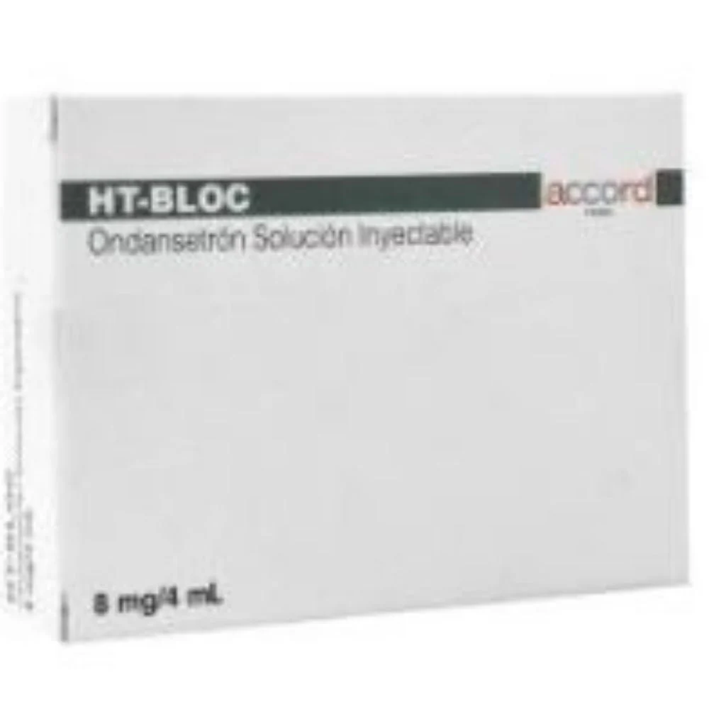 Ht-Bloc (Ondansetron) 8 Mg/4 Ml Solución Inyectable Con 3 Amp