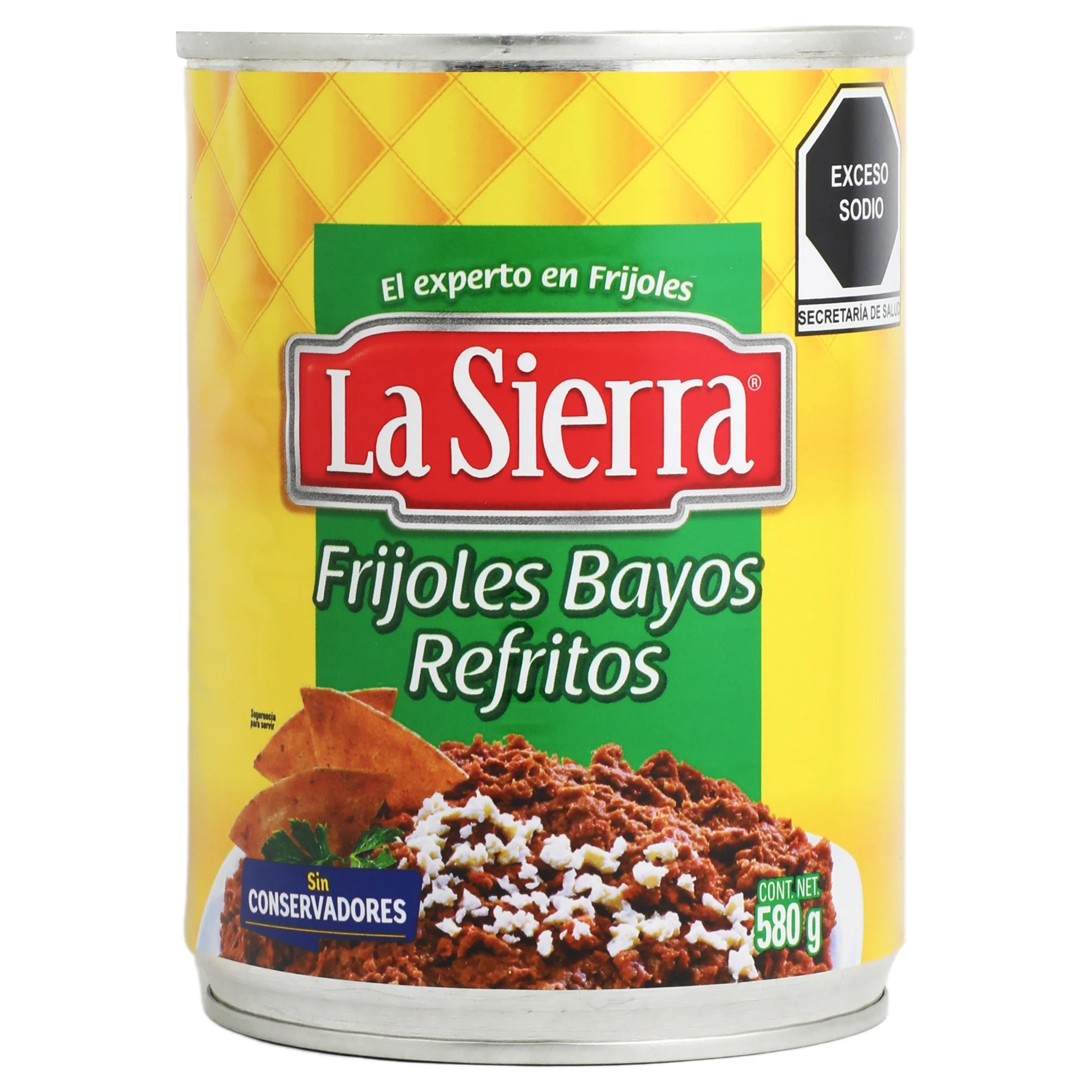 Frijoles Bayos Refritos 580 G La Sierra