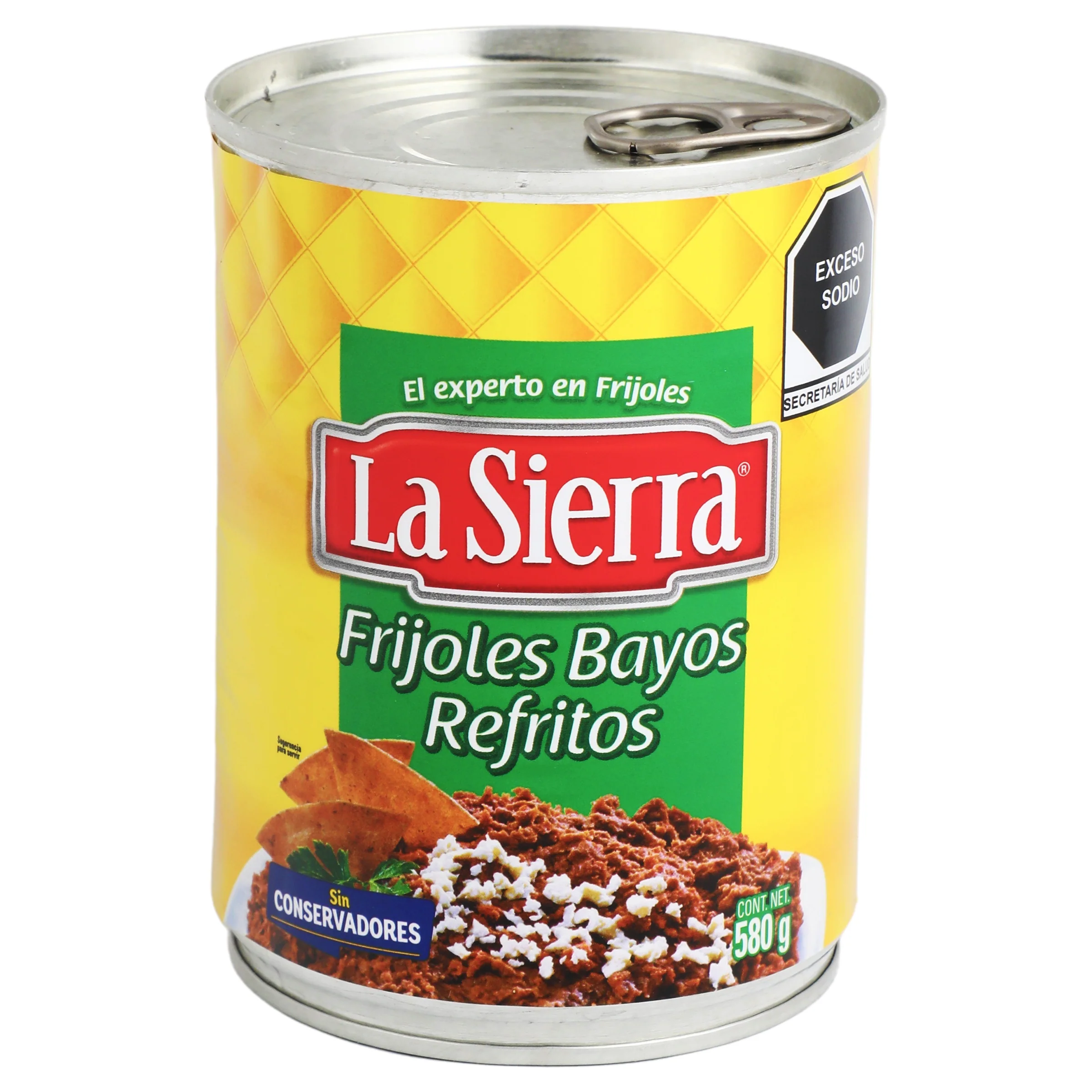 Frijoles Bayos Refritos 580 G La Sierra - Image 3