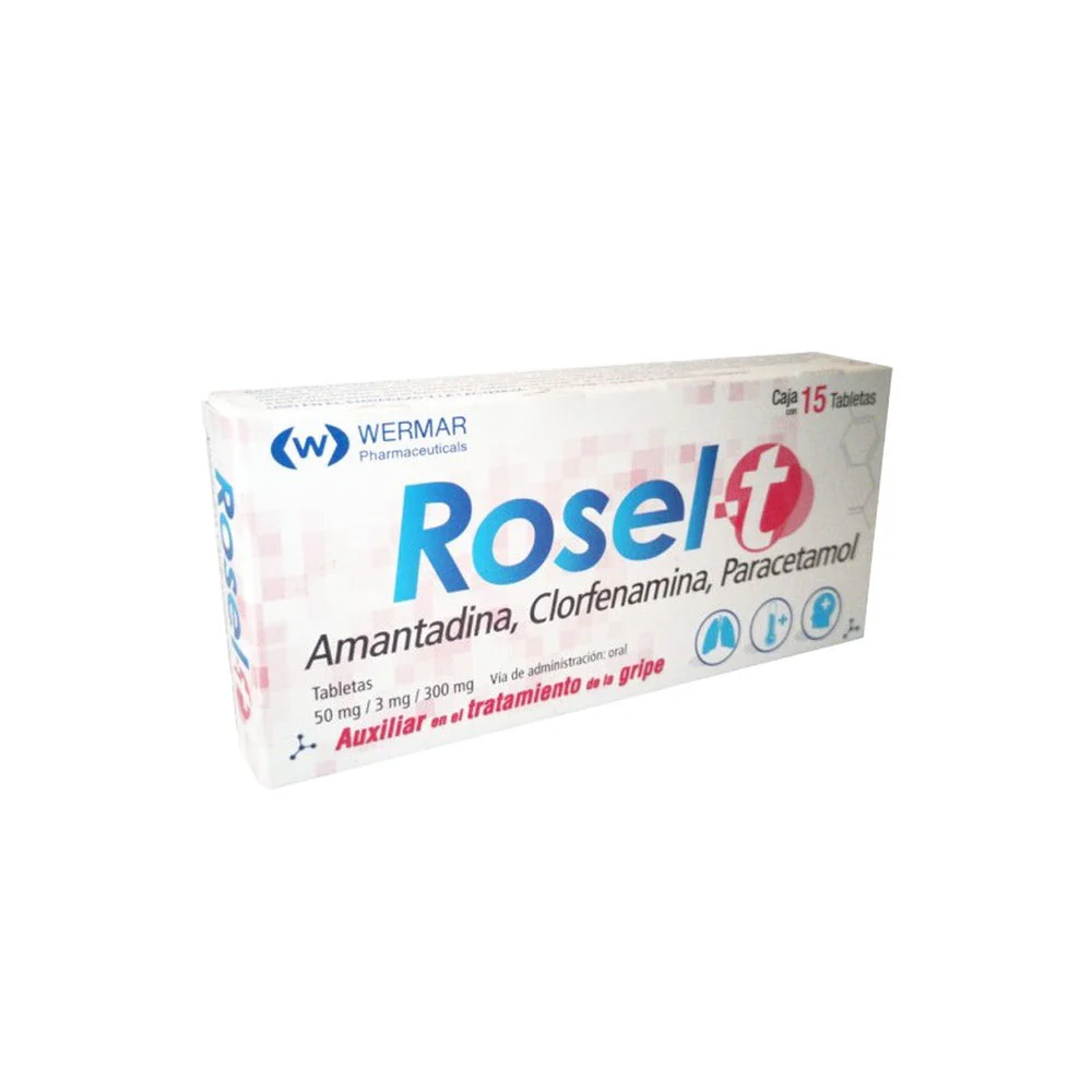 Rosel-T 50/3/300 Mg Con 15 Tabletas