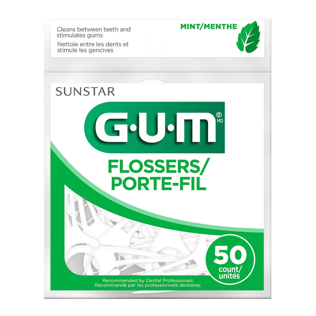 Palillos Gum Con Hilo Dental 50 Pza