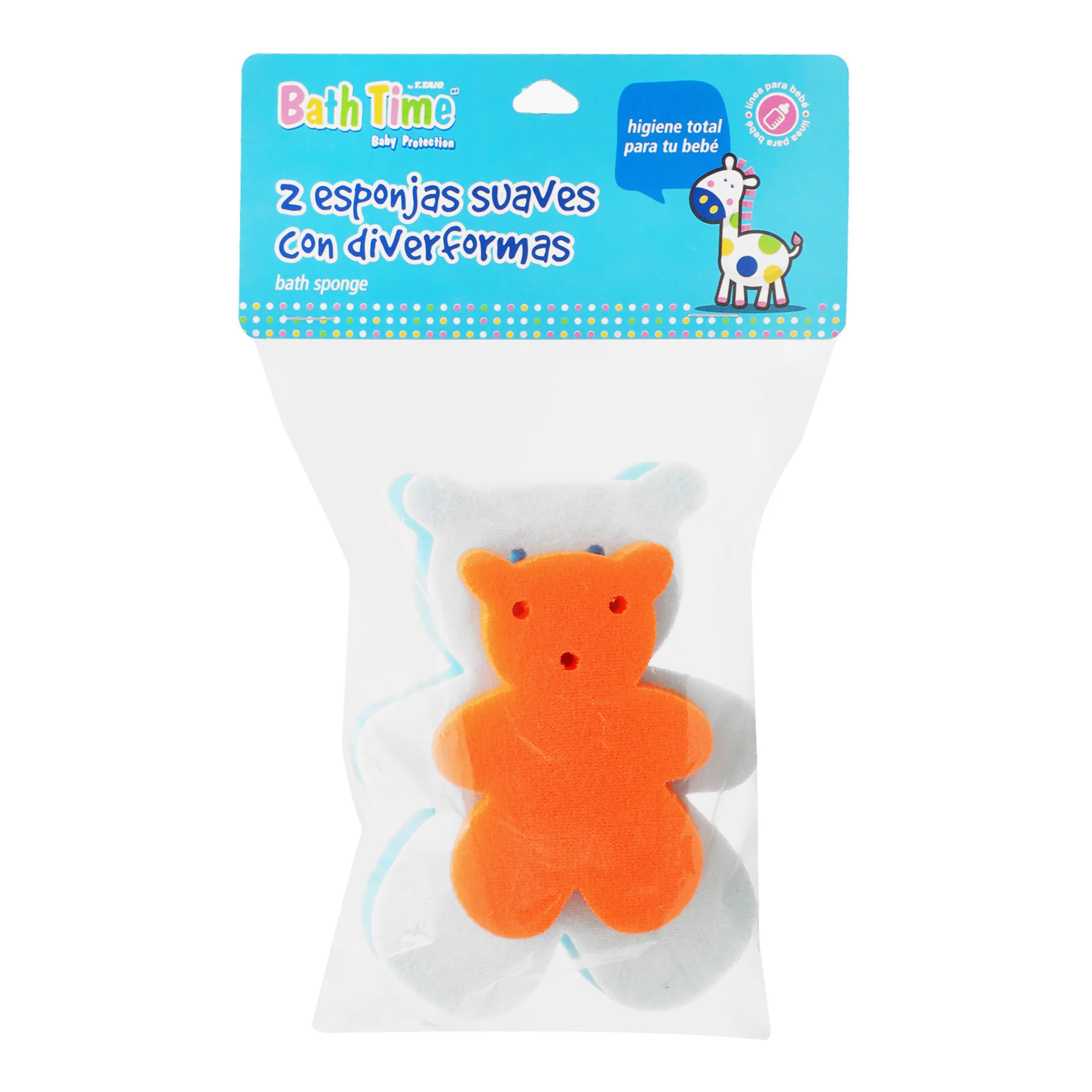Bathtime Esponjas Suajadas Con Tela Suave