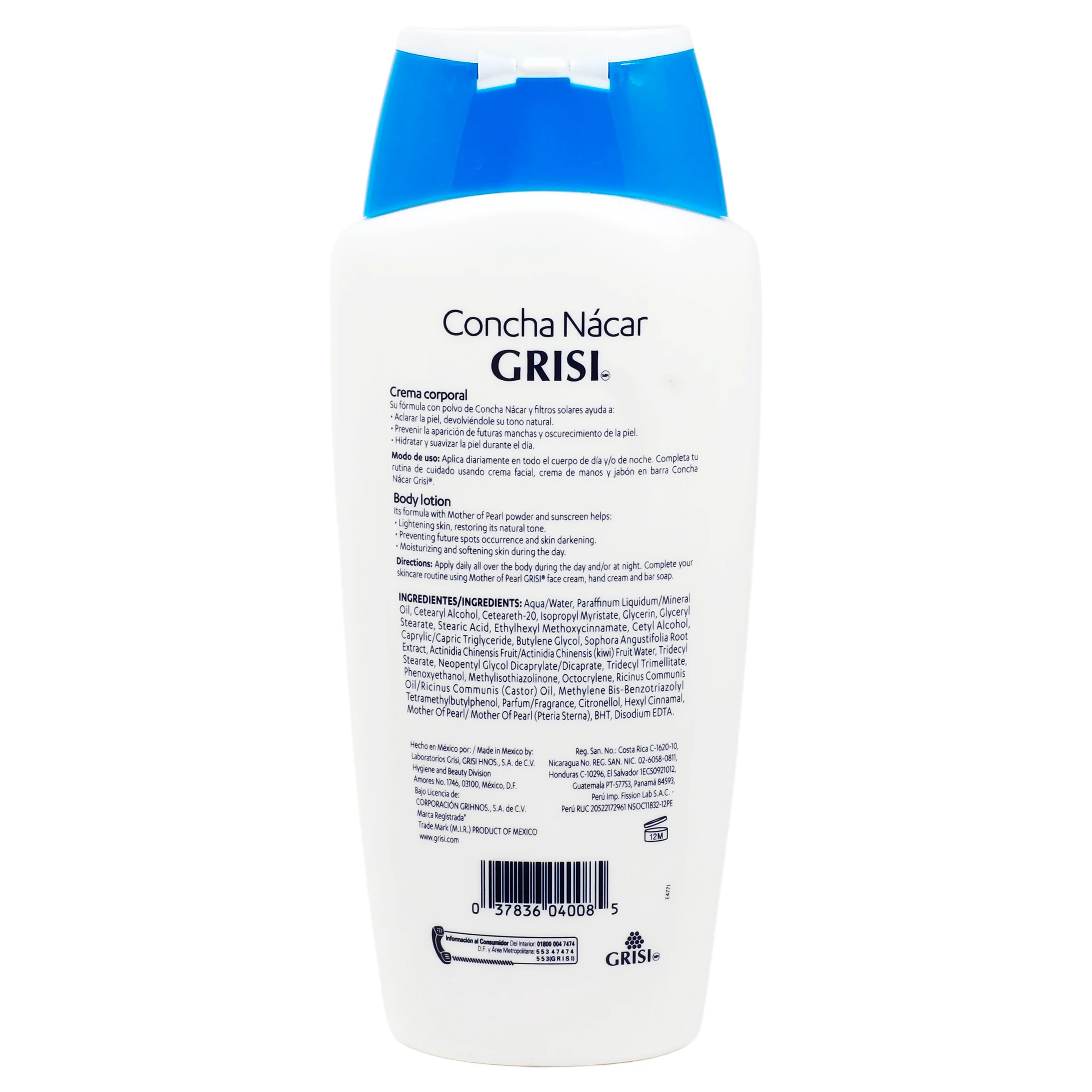 Crema Grisi Concha Nacar Aclarando 400 Ml - Image 7