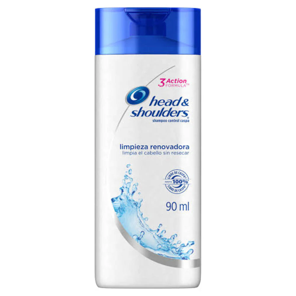 Shampoo Head &S Limpieza Renovador 90 Ml