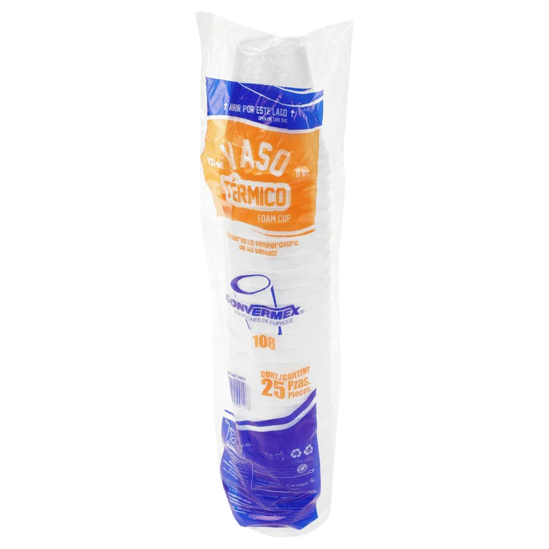 Vaso Termico Convermex N 108 Con 25 Piezas