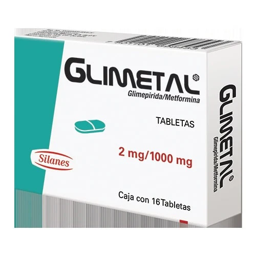 Glimetal 2/1000 Mg Tabletas 16