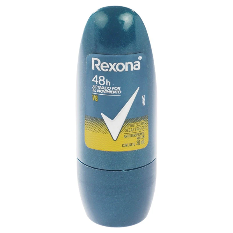 Desodorante Rexona Men V8-Tun 48H R-On 30 Ml - Image 4