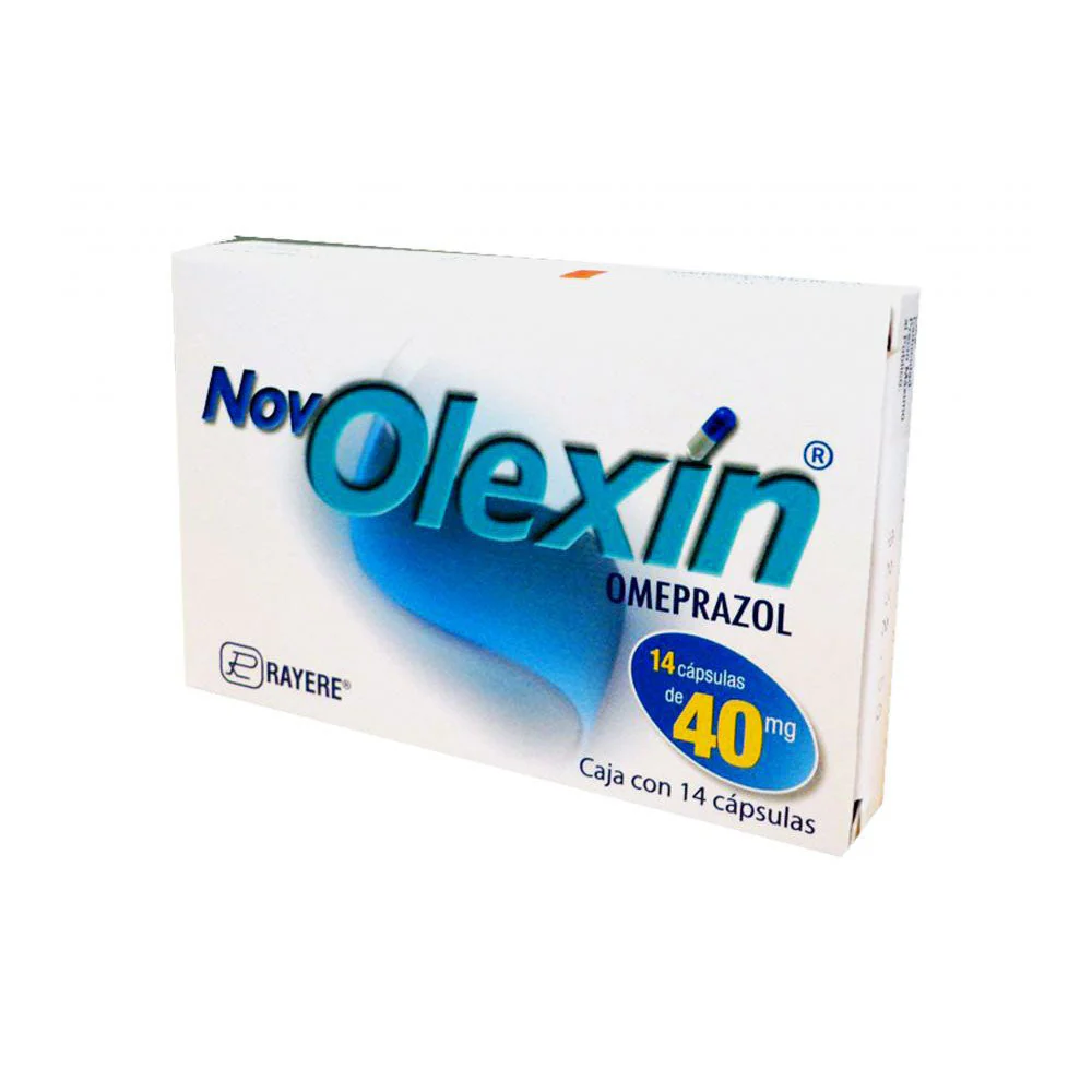 Novolexin (Omeprazol) 40 Mg Con 14 Capsulas