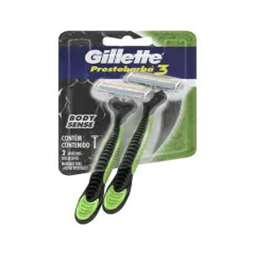 Maquina Gilette Presto Barba B3 Bodysense Con 2