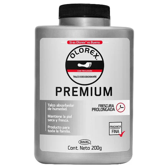 Talco Olorex Desodorante Premium 200 G