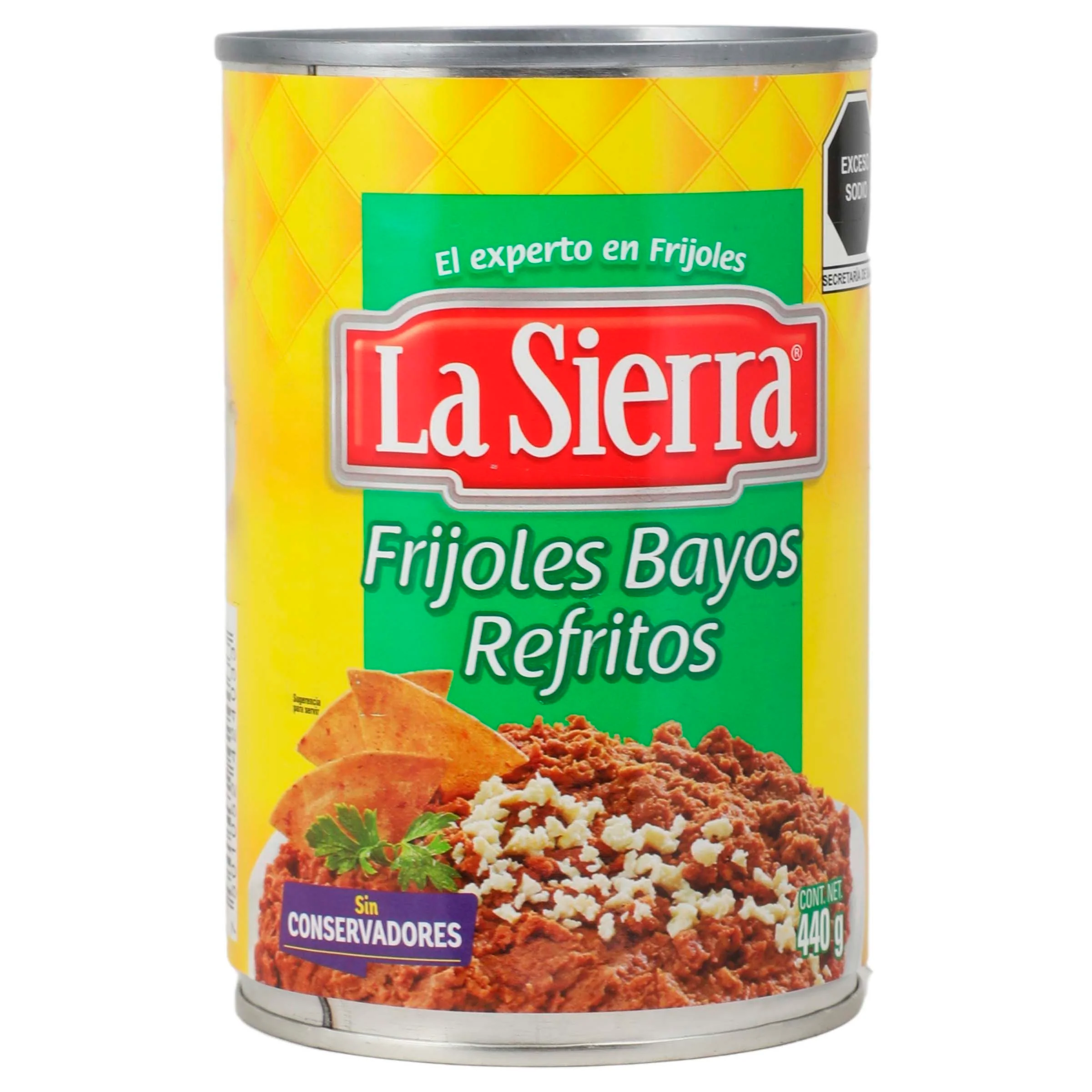Frijoles Bayos Refritos 440 G La Sierra