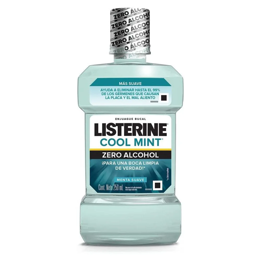Enjuague Bucal Listerine Zero Menta Suave 250 Ml