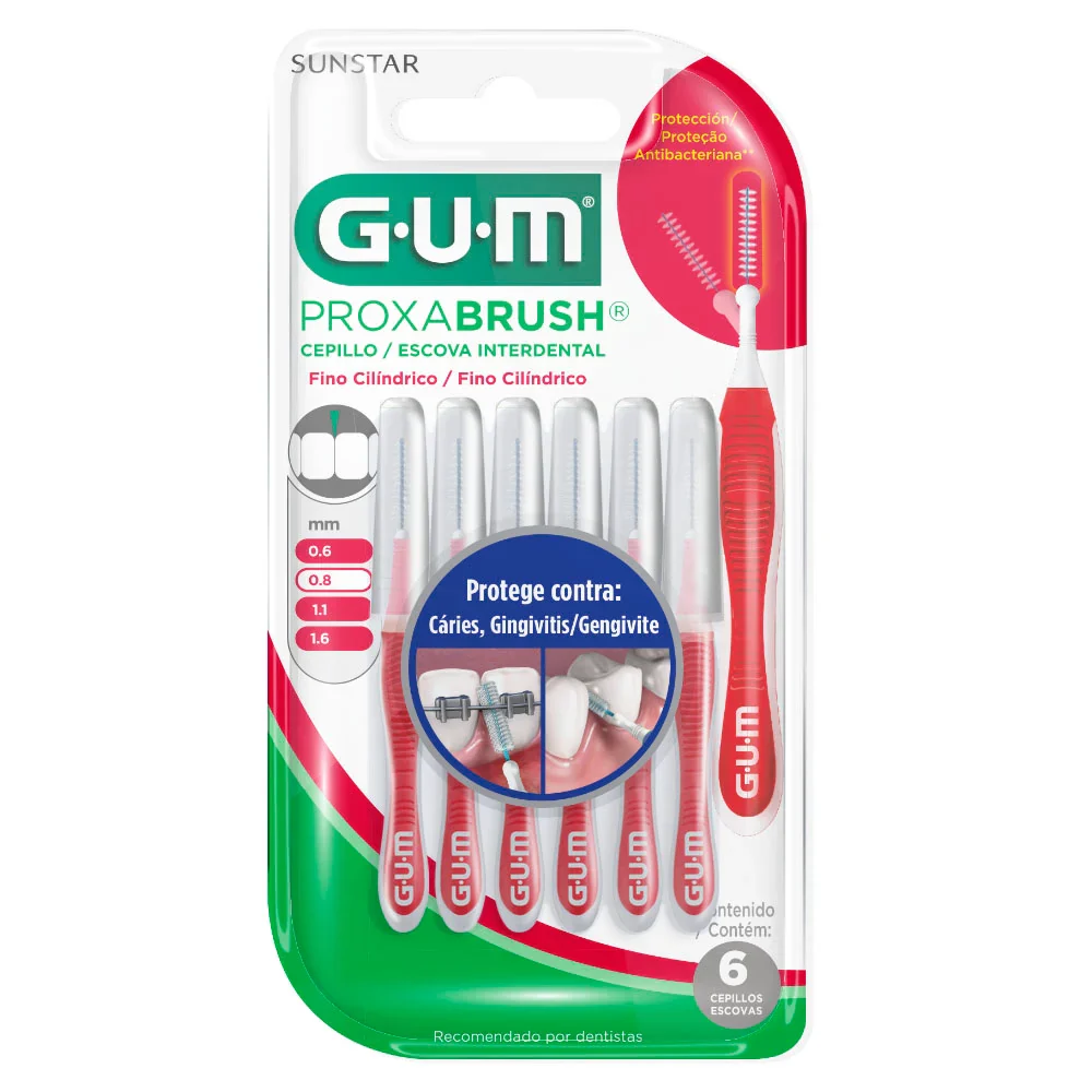 Cepillo Gum Trav-Ler Interdental 0.8