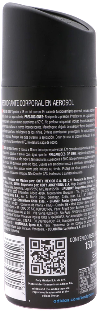 Desodorante Adidas Men Team Five Spray 150 - Image 7