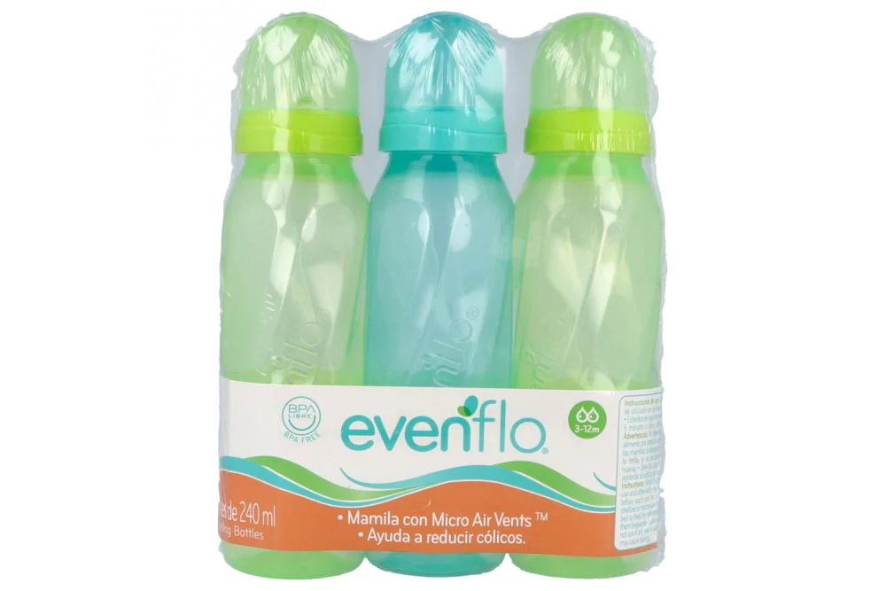 Biberón Evenflo Classic 8 Onz Con 3