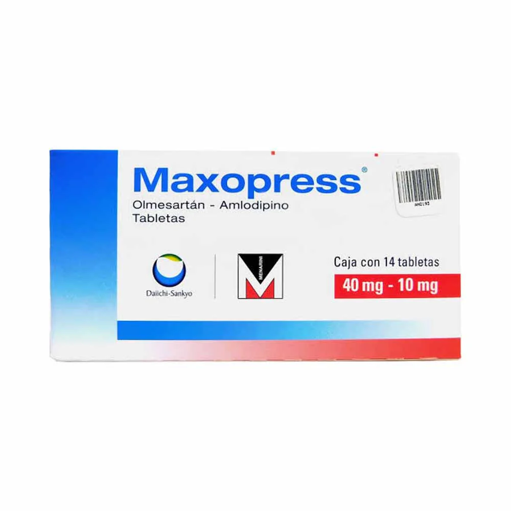 Maxopress 40 Mg/10 Mg Tabletas 14