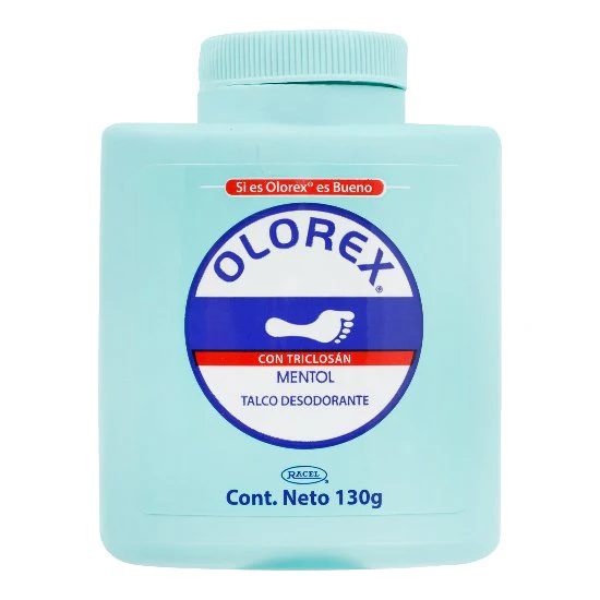 Talco Olorex Desodorante Mentol 130 Gramos