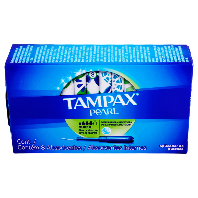 Tampones Tampax Pearl Super Absorbentes Con 8 Piezas - Image 3