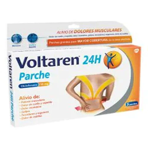 Voltaren Parches 24 Horas 30 Mg C/5 Piezas