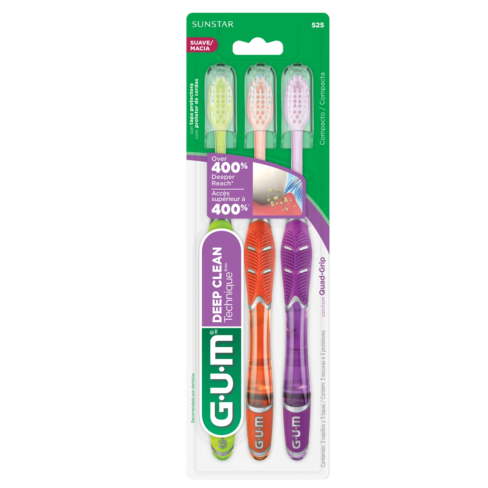 Cepillo Dental Gum Techni Con 33 Capuchon