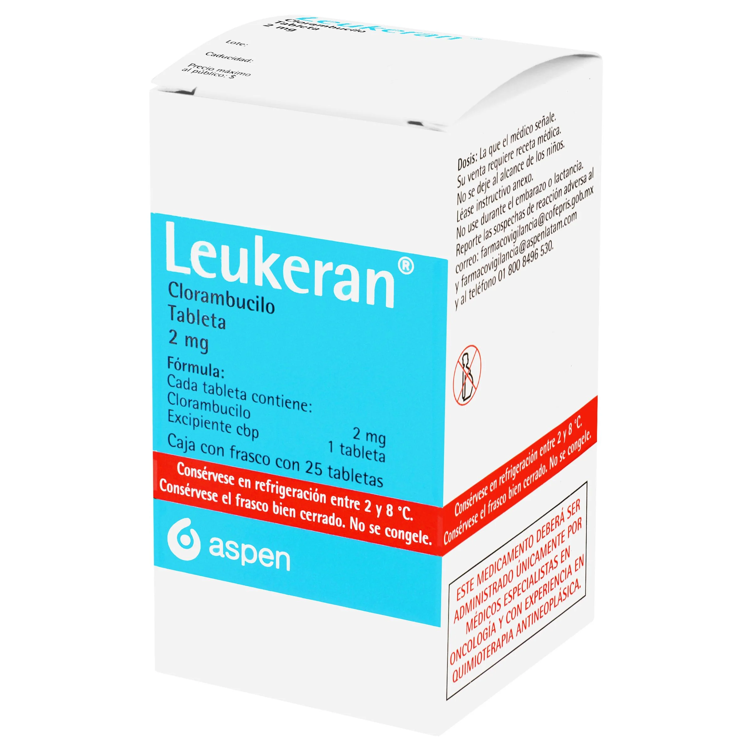 Leukeran 2 Mg Tabletas Con 25 - Image 3