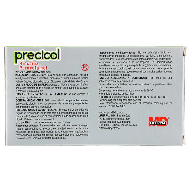 Presicol 10/500 Mg Con 20 Tabletas - Image 7