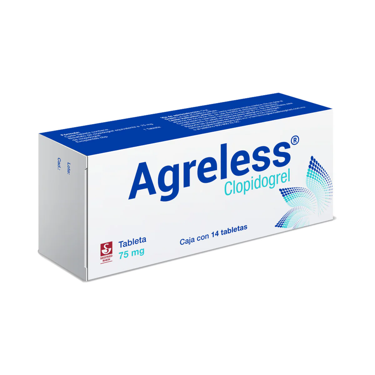 Agreless 75 Mg - Caja Con 14 Tabletas (Clopidogrel) - Image 3